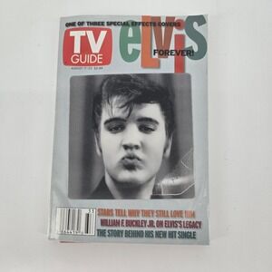 TV Guide! Aug 17-23 2002 Vol 50 Elvis Forever! Special Effects Cover Issue #2577
